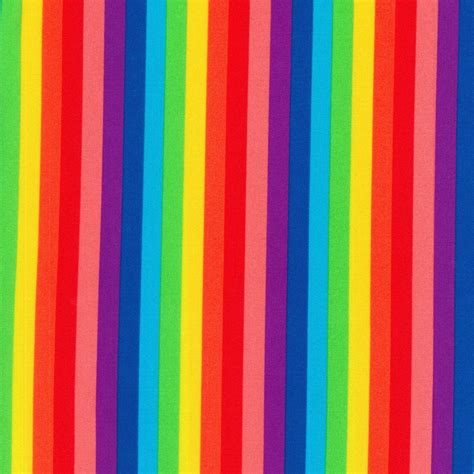 Rainbow Stripe Spandex Rainbow Fabric Pine Crest Fabrics