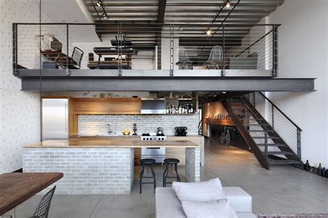 Custom Loft Style Condo In Seattle With Stylish Industrial