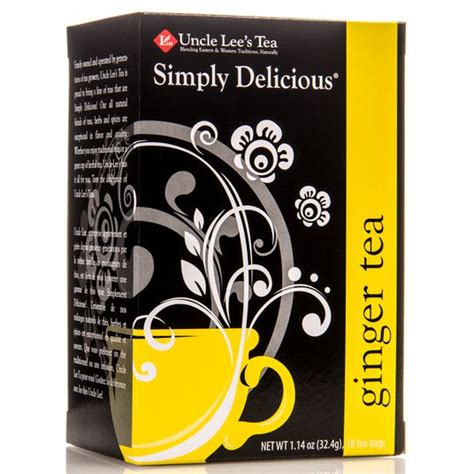 Uncle Lees Teas Simply Delicious Ginger Tea Azure Standard