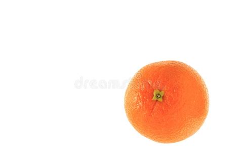 Whole Orange On White Background Stock Image Image Of Isolated White