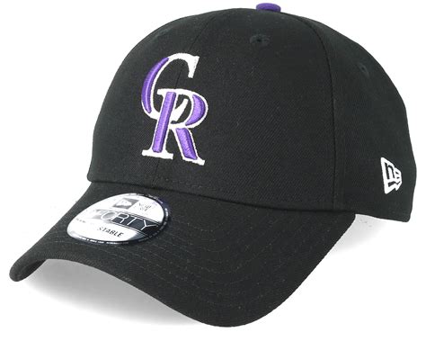 Colorado Rockies The League 9forty Black Adjustable New Era Caps