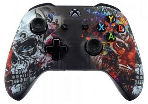 Tiger Skull One S Un Modded Custom Controller Unique Design With 35
