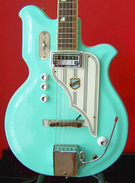 Rare 60s Vintage National Resoglas Electric Guitar Guitar Cool