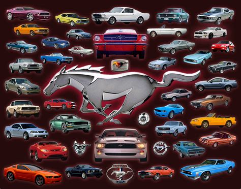 Ford Mustang Collage Ford Photo 22556158 Fanpop
