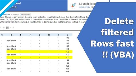 Vba Delete Row How To Delete Row In Excel Vba