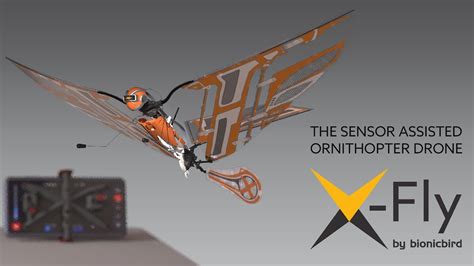 X Fly By Bionic Bird The Sensor Assisted Ornithopter Drone Youtube