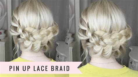 Pin Up Lace Braid By Sweethearts Hair Youtube