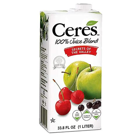 Ceres 100 All Natural Pure Fruit Juice Blend Secrets Of The Valley