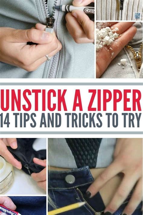 How To Unstick A Zipper 14 Things To Try In 2021 Zipper Repair