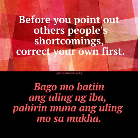 Pin By Marissa Mccauley On Filipino Proverbs Mga Salawikain Movie