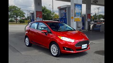 2018 Ford Fiesta Review Fuel Economy Test Fill Up Costs Youtube