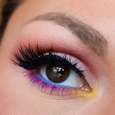 Over the last few months alone, the red carpet has been laden with stars repping cotton candy, cranberry, and rose tones on their lids (looking at you, emma stone and em rata). Pink, yellow, and blue 💗💛💙 | Photos of eyes, Makeup for ...