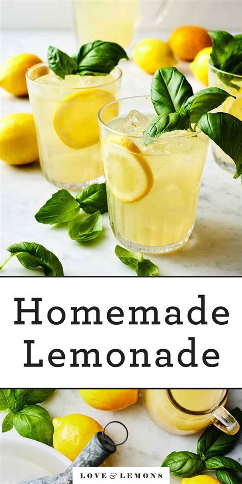 homemade lemonade recipe love and lemons