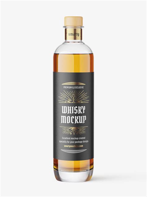 Download Whisky bottle mockup - Smarty Mockups