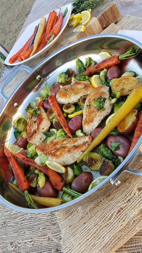 skillet chicken and early spring veggies recipe spring veggies clean eating recipes clean