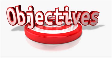 Objectives Word Free Transparent Clipart Clipartkey