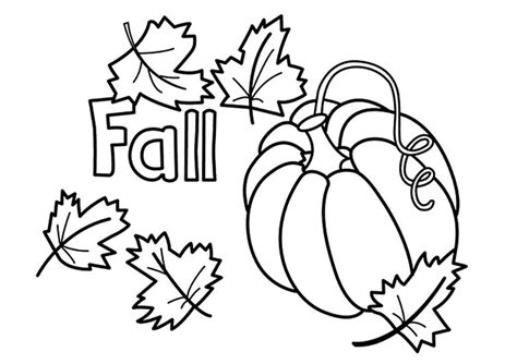 Fall Coloring Pages For Preschoolers At Getcolorings Free