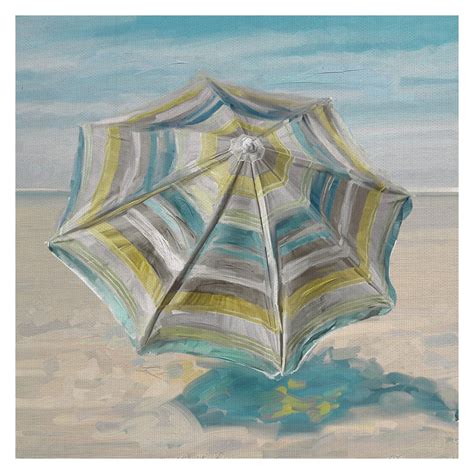 Fine Art Canvas Perfect Shade Beach Umbrella By Studio Arts Canvas Art