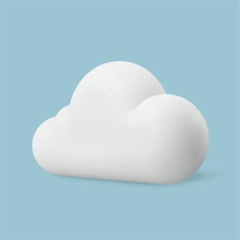 3d Cloud Clipart Storage Backup Premium Psd Illustration Rawpixel