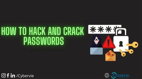 How To Hack And Crack Passwords Password Attacks Cybervie