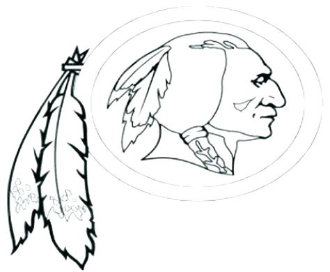 Redskins Coloring Pages At Free Printable Colorings