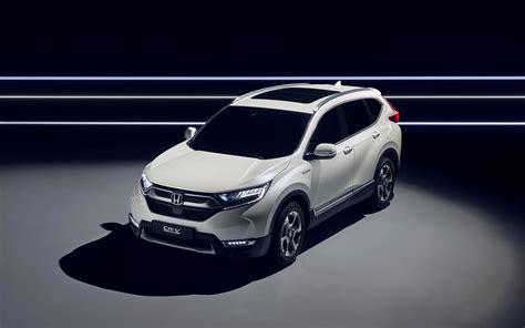 Download Wallpapers Honda Cr V Hybrid Prototype 2018 Cars Crossovers