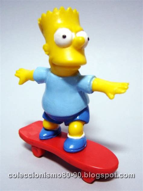 Coleccionismo Bart Simpson En Monopat N Figuras De Pvc