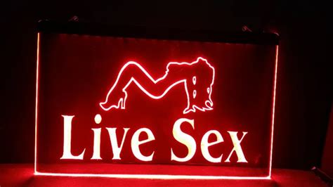Se01 Live Sex Sexy Girl Dancer Xxx Led Neon Light Sign Wholeselling Dropshipper In Plaques