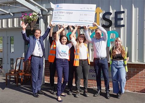 Hospice Gets £10k Boost From Bristol Waste St Peters Hospice