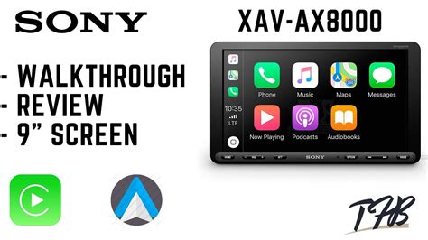Sony Xav Ax8000 Walkthrough Review Youtube