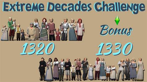 The Sims 4 Ultimate Decade Challenge Bonus Recap 1320 1329 Youtube