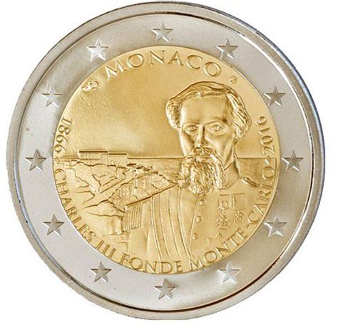 Coin Monaco 2 Euro 150 Years Of Monte Carlo 2016