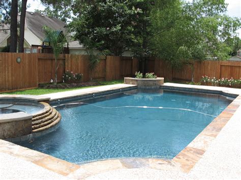 A splash pad, a spa and a pool, all packaged in a compact pool square spa. rectangle pools with spas | natural pool designs ...