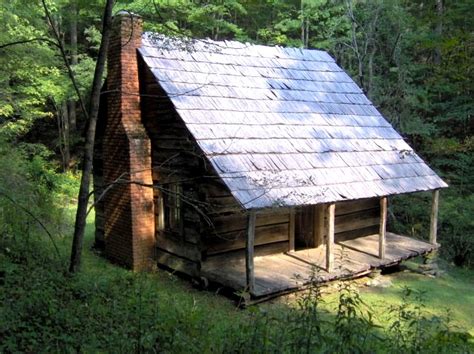 Heresy Brick Chimney On A Log Cabin Handmade Houses With Noah