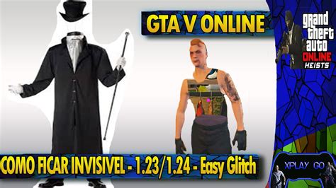 gta 5 online como ficar invisivel 1 23 1 24 easy glitch youtube