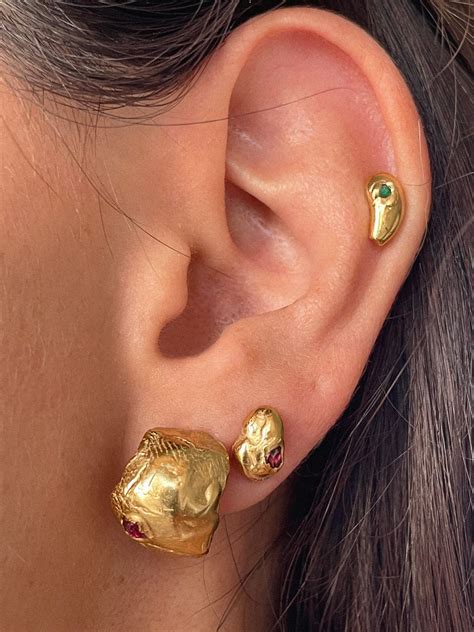 Dope Jewelry Jewelry Inspo Ear Jewelry Piercing Jewelry Earings Piercings Jewelry