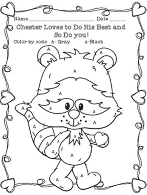 Racoon coloring page whistling raccoon coloring pages chester. The Kissing Hand -Chester Raccoon Coloring Page | TpT