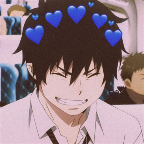 Rin Okumura Icons Aesthetic The Blue Excorcist Anime Icon Blue