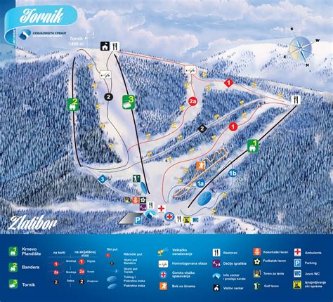 Tornik Mapa Skijalista Zlatibor