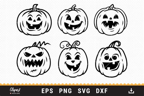 Halloween Svg Jack O Lantern Svg Pumpkin Face Svg Dxf Png By