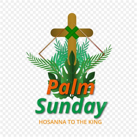 Palm Sunday Vector Art Png Green And Shiny Palm Sunday Vector Design
