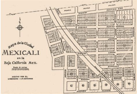 Plano De Mexicali En 1903 Fuente Barry Lawrence Ruderman Antique Maps