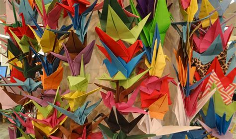One Thousand Origami Cranes For Peace On Display In Florida Techs