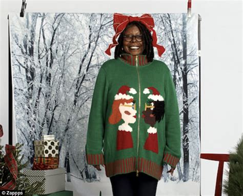 Whoopi Goldberg Releases Her Own Range Of Holiday Sweaters Daily Mail