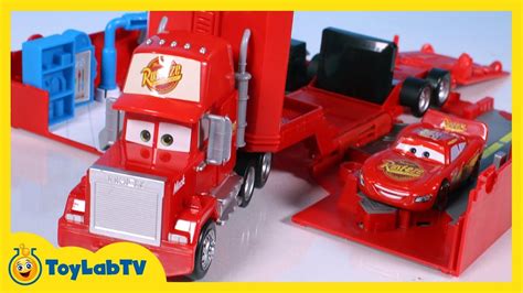 Disneypixar Cars Mack Hauler Movie Playset Toy Truck And Transporter Racing Details For Story