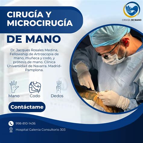 👉dr Jacques Mikhail Rosales Medina 🧑🏼‍⚕️ Cirugía Y Microcirugía De