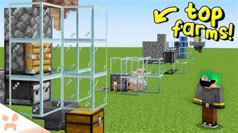 10 Minecraft Farms In 10 Minutes Creepergg