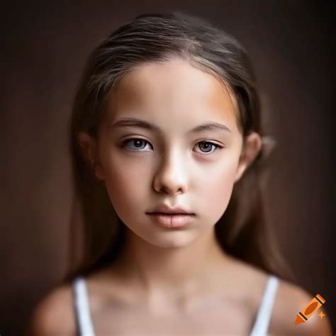 Beautiful Tween Girl Portrait Real Life Super Detailed Enhanced Morphs Into Elsa Lily Chee