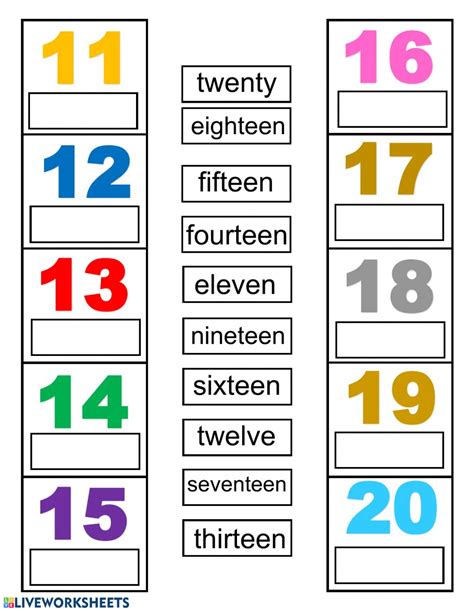 23ingles 3rd Grade Numbers 11 20