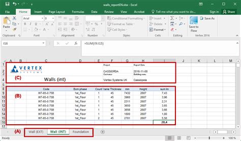 The data can be collected in mssql, access or saved in. Structure of an Excel Template Report - Vertex BD 2019 ...